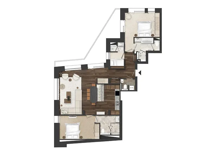 דירה De Luxe Avec 2 Suites, 6 Couchages, Piscine Interieure, A 1850 - Fr-1-830-16